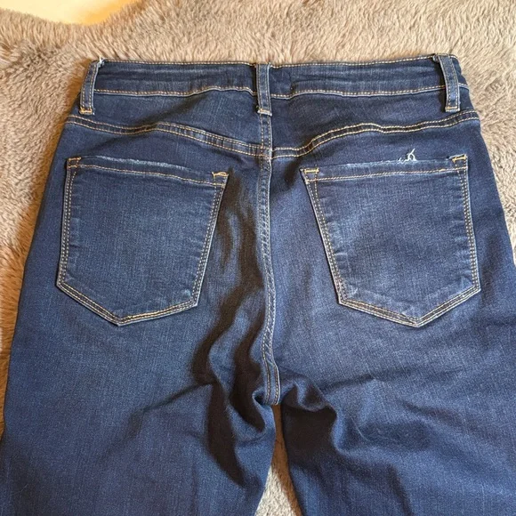 Vervet High-Rise Skinny Jeans with Button Fly - Picture 3 of 6